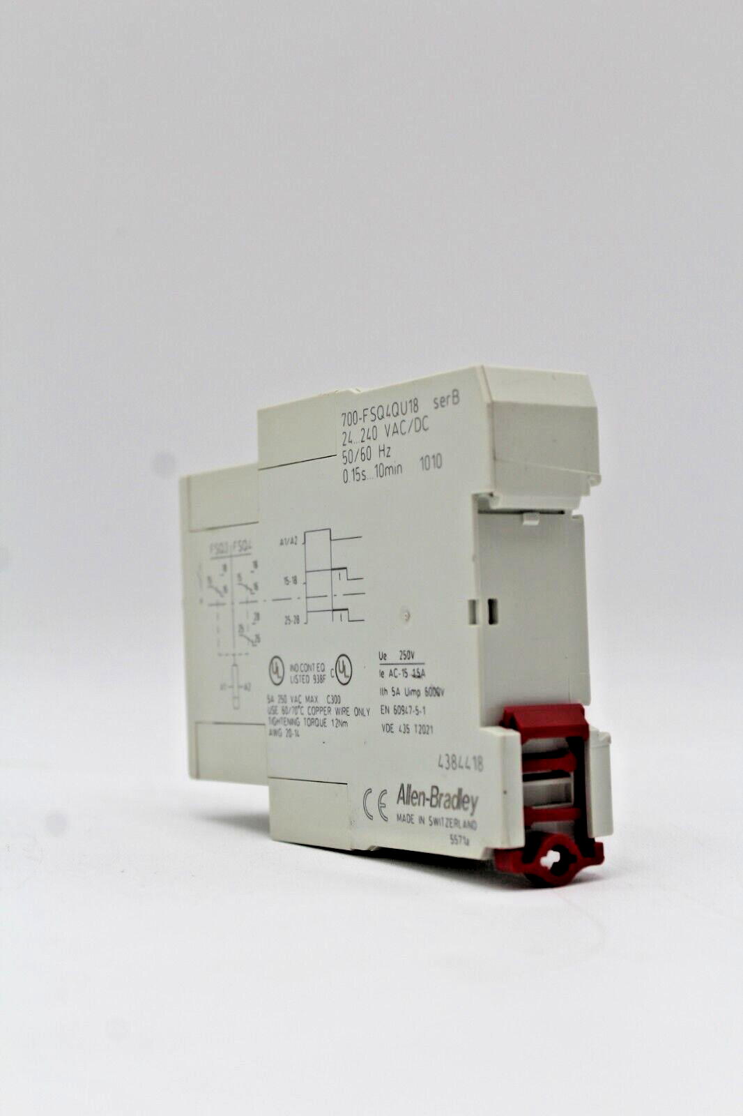 Allen-Bradley 700-FSQ4QU18 True Off Delay Timing Relay