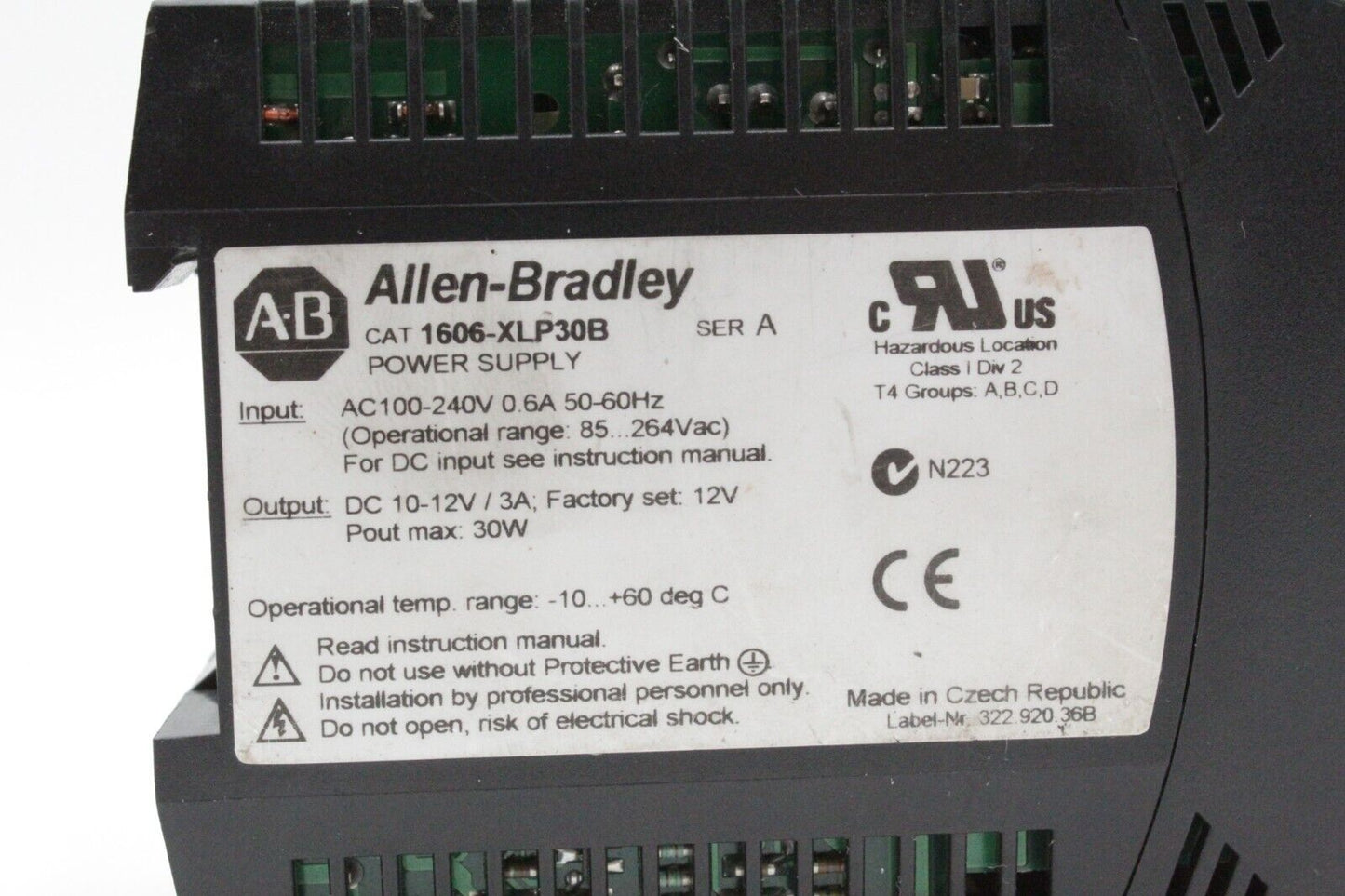 Allen-Bradley 1606-XLP30B Power Supply