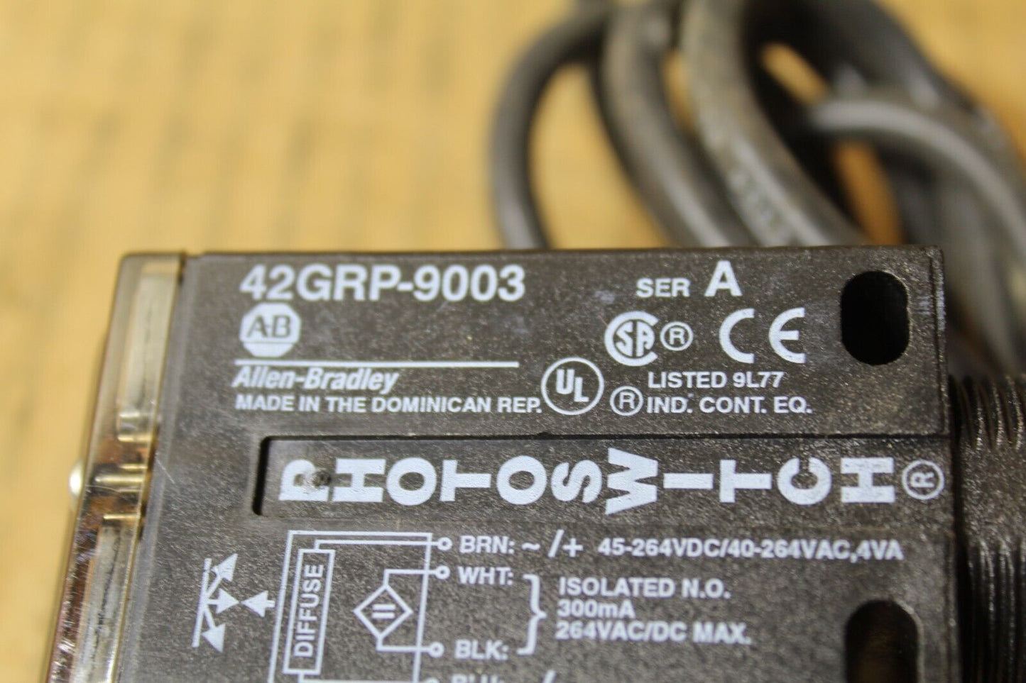 Allen-Bradley 42GRP-9003 Photoswitch Sensor w/Cord