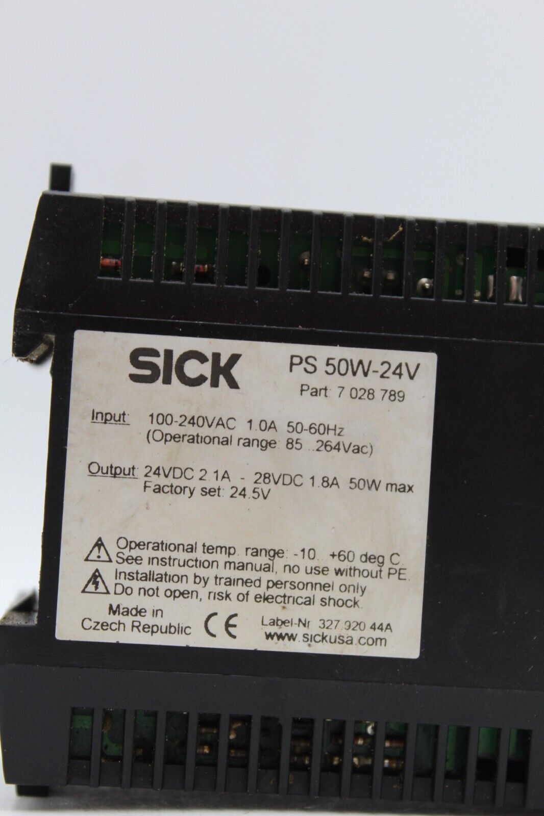 SICK PS 50W-24V Power Supply