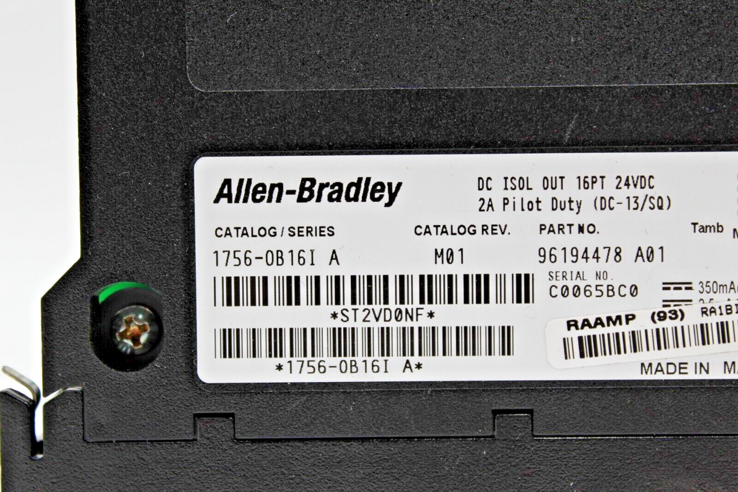 Allen-Bradley 1756-OB16I 16Pt. DC Isolated Output Module
