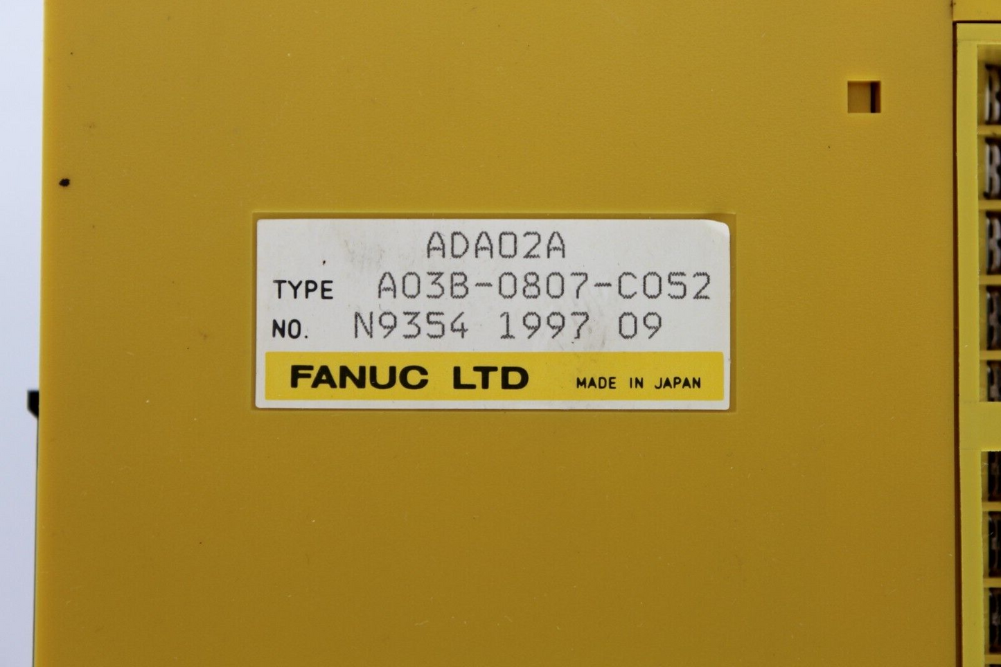 Fanuc A03B-0807-C052 I/O Module