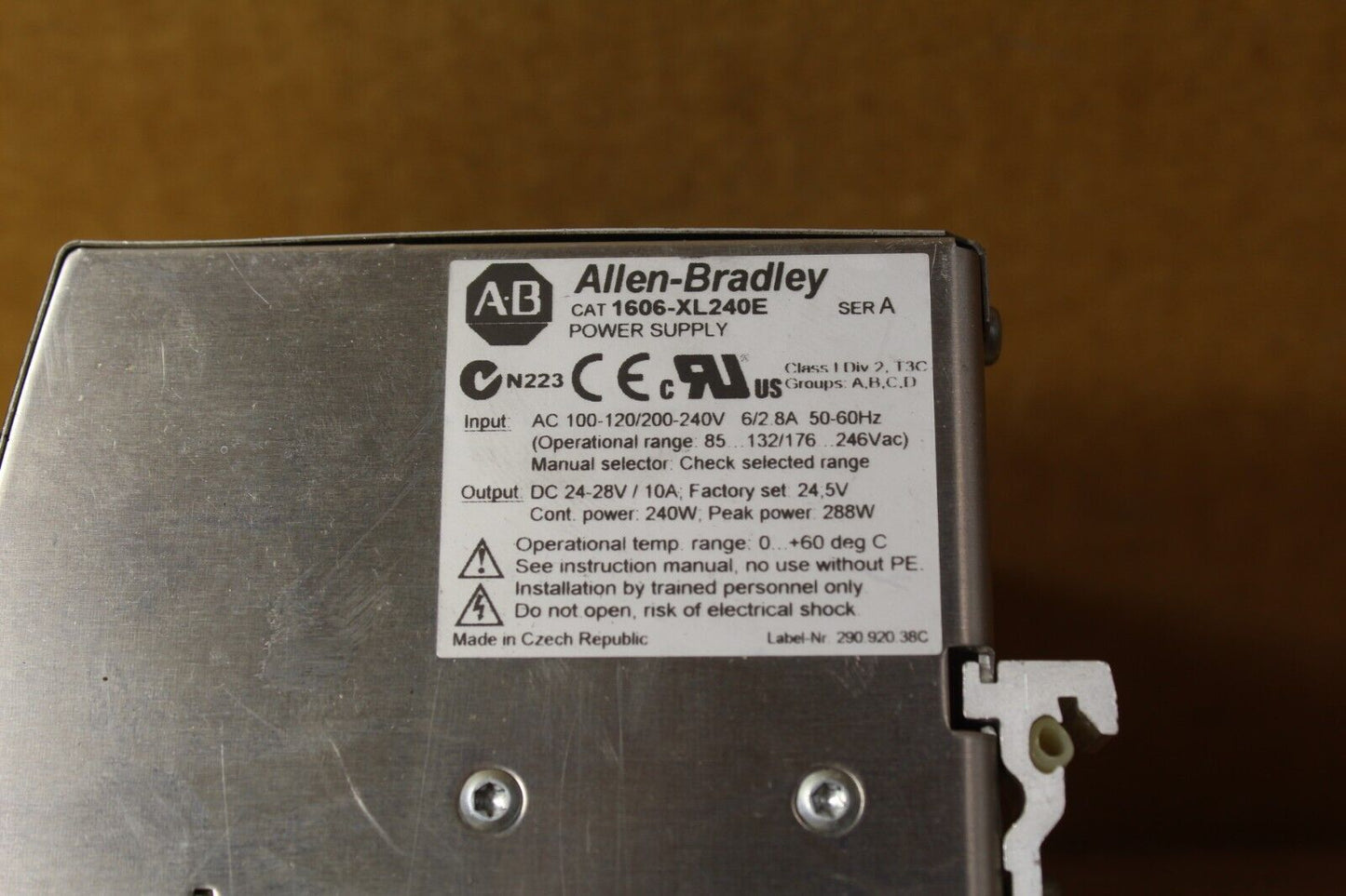 Allen-Bradley 1606-XL240E Power Supply