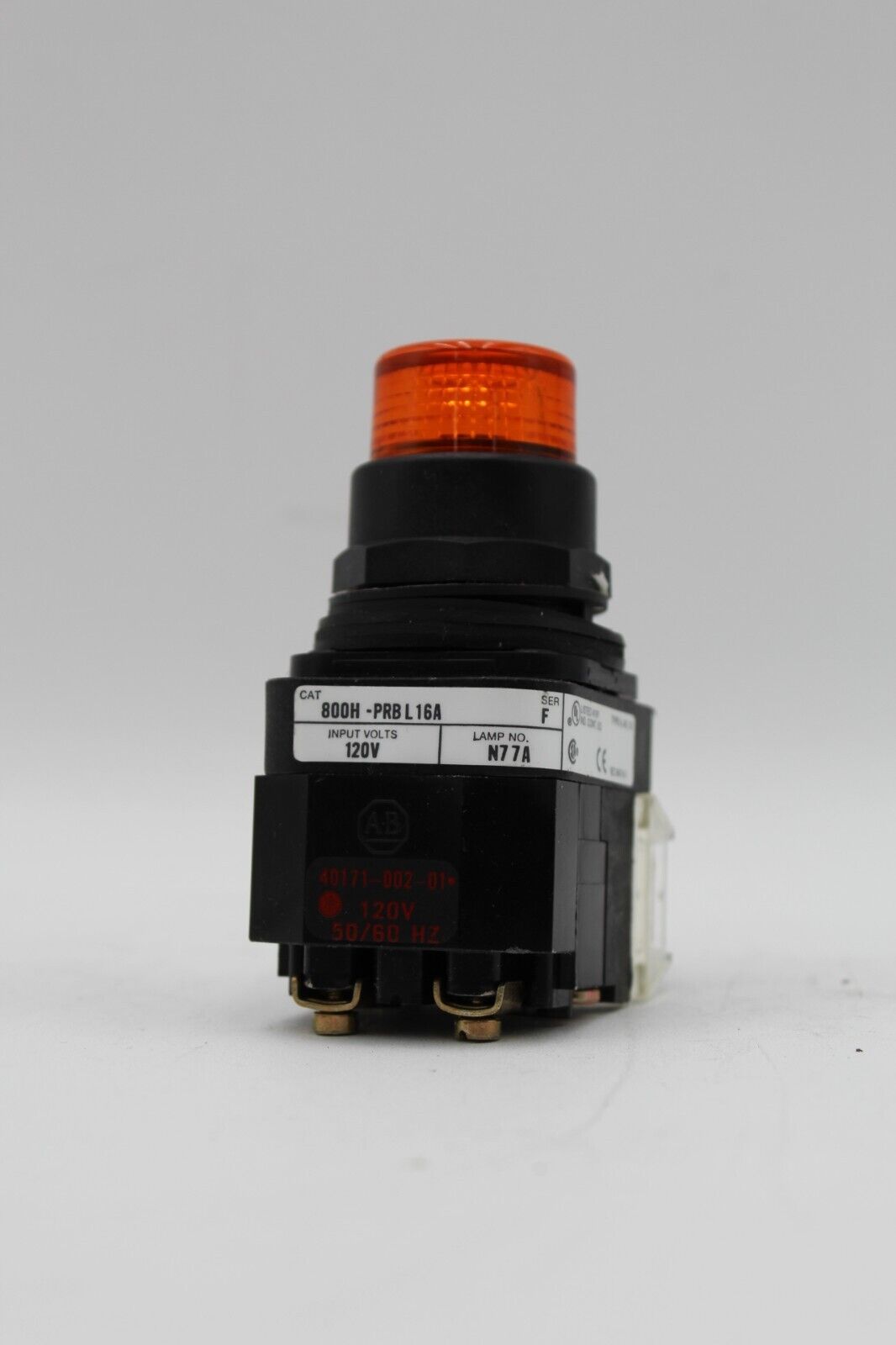 Allen-Bradley 800H-PRBL16A Orange Push Button