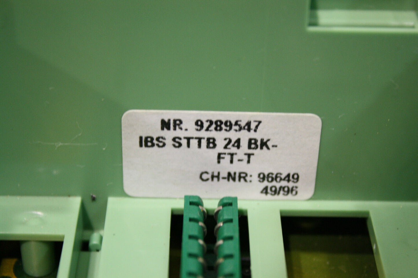 PHOENIX CONTACT IBS STTB 24 BK-FT-T BASE MODULE 2722616
