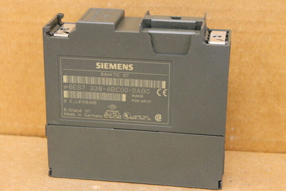 SIEMENS 6ES7 338-4BC00-0AB0 INPUT