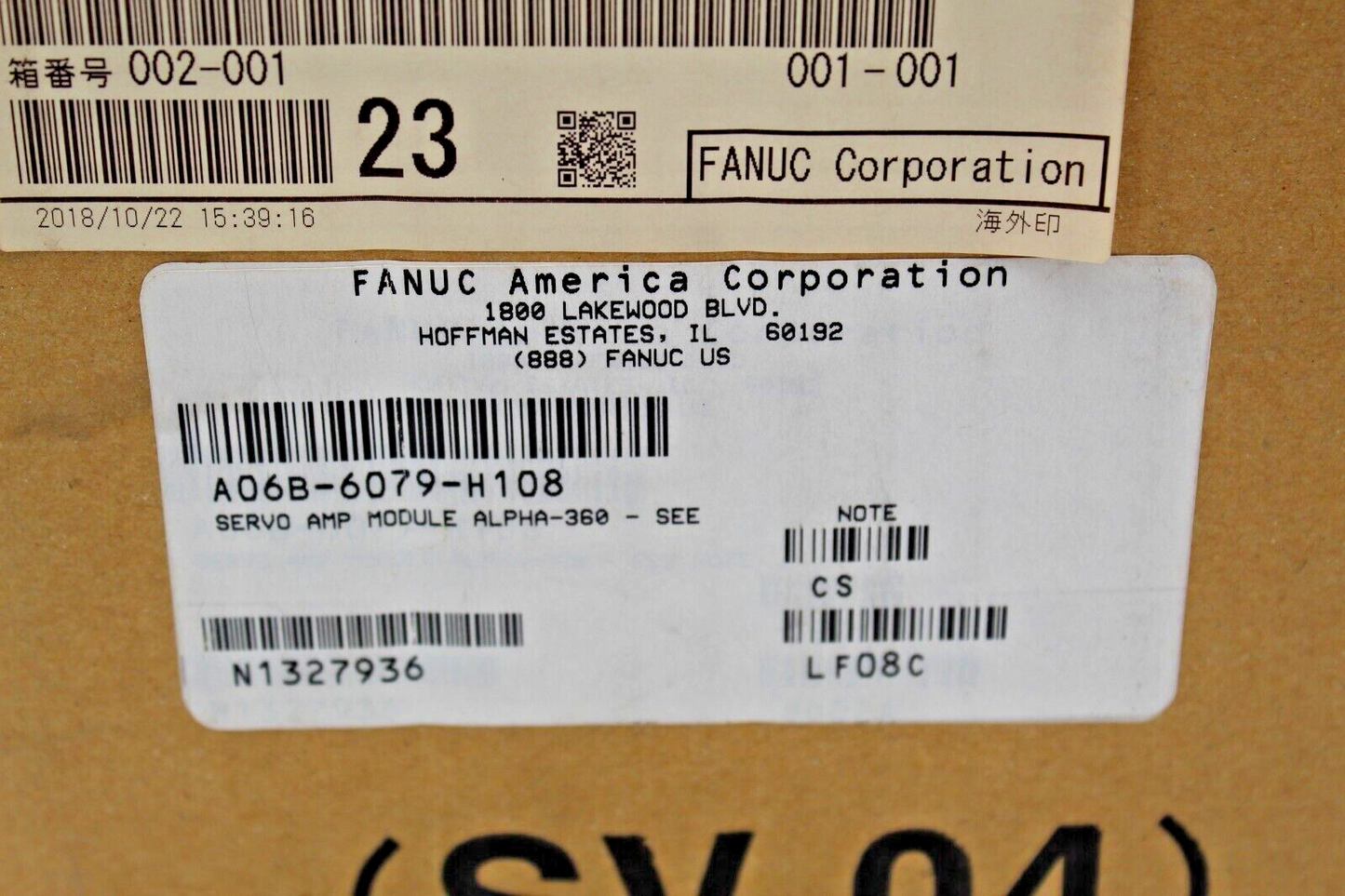 Fanuc A06B-6079-H108 Servo Amplifier Module