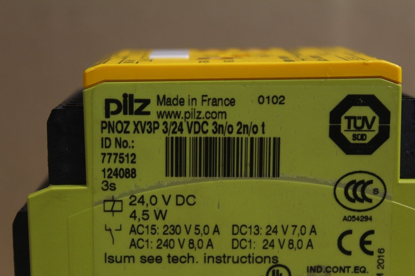 Pilz 777512 Safety Relay