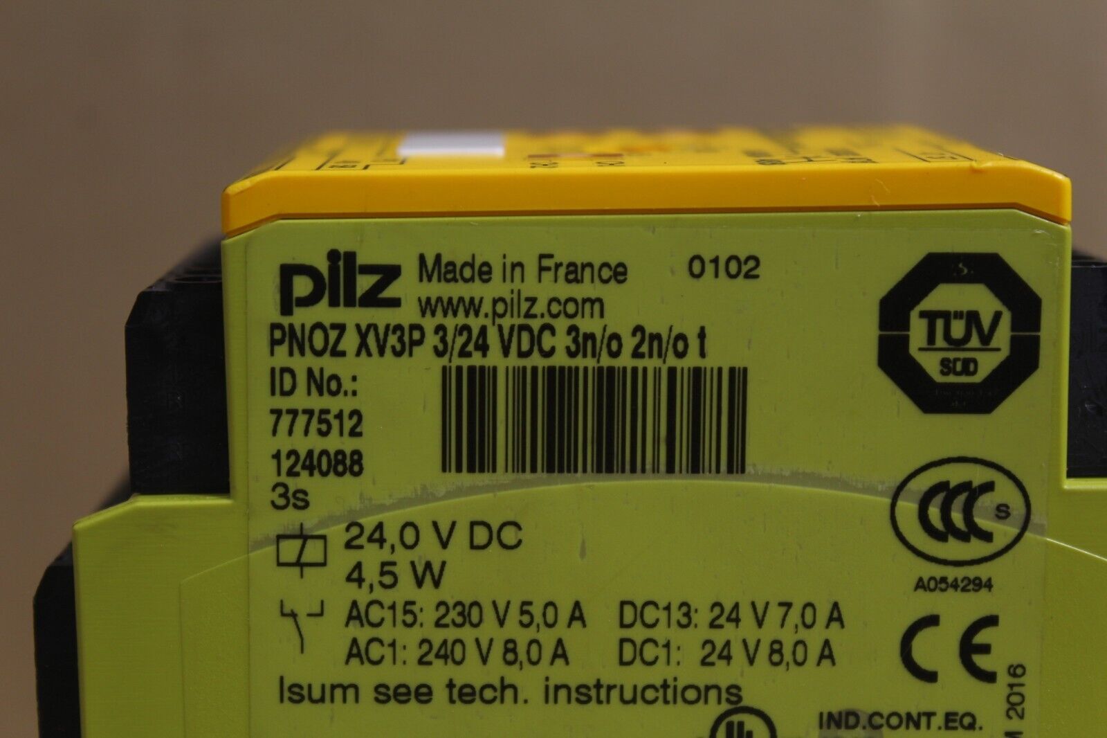 Pilz 777512 Safety Relay
