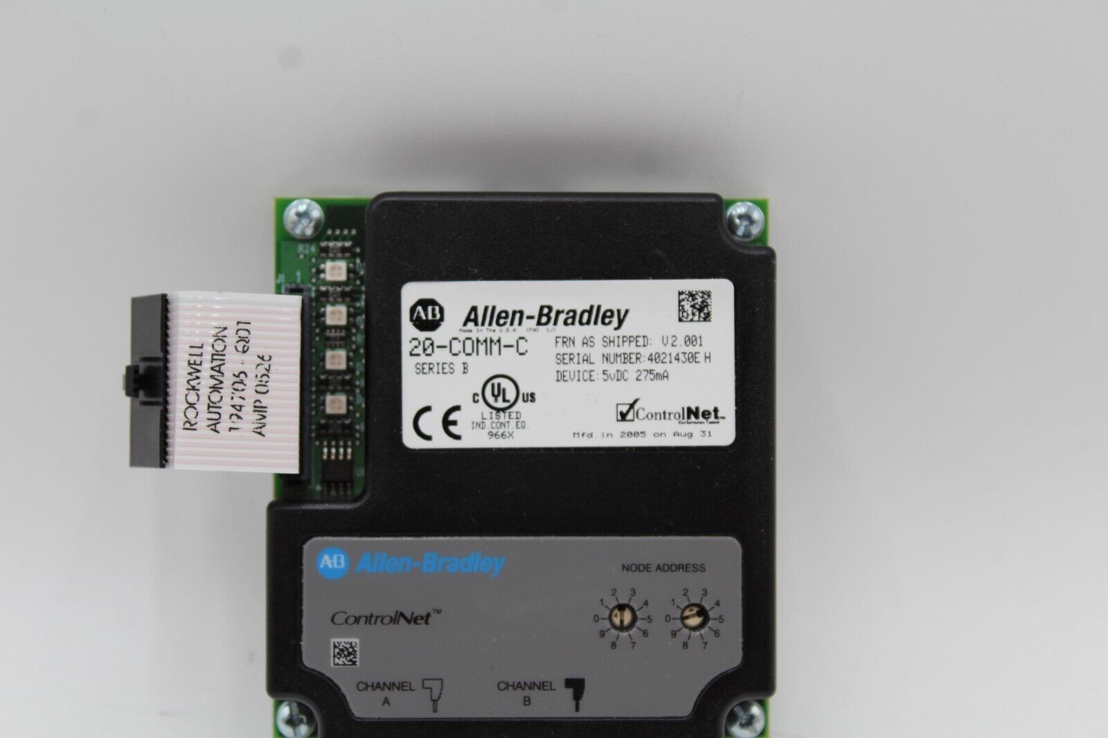 Allen-Bradley 20-COMM-C ControlNet Adapter