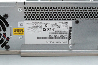 Siemens HMI IPC677C 6AV7894-0FE12-1AB0 Simatic HMI Integra Panel