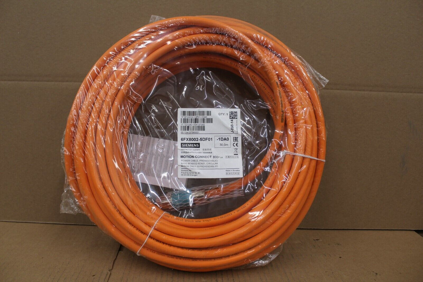 Siemens 6FX8002-5DF01-1DA0 30M Cable