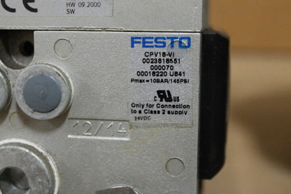 FESTO ELECTRIC CPV18-VI DISTRIBUTION ASSEMBLY