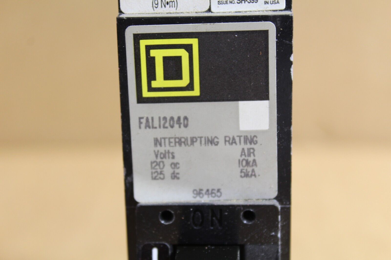 Square D FALI2040 Circuit Breaker