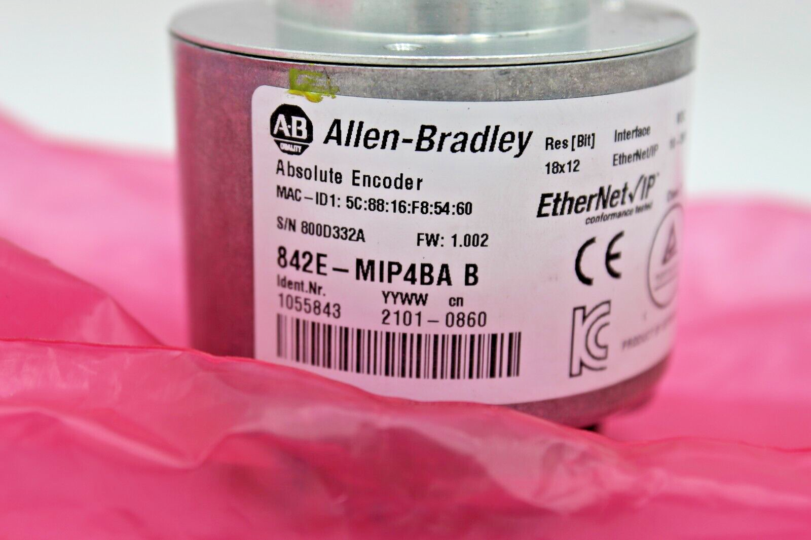 Allen-Bradley 842E-MIP4BA Ethernet/IP Multi-Turn Absolute Encoder