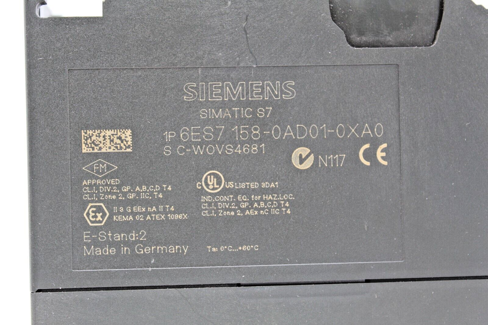 Siemens 6ES7 158-0AD01-0XA0 Simatic S7 Profibus DP Coupler Module READ 2