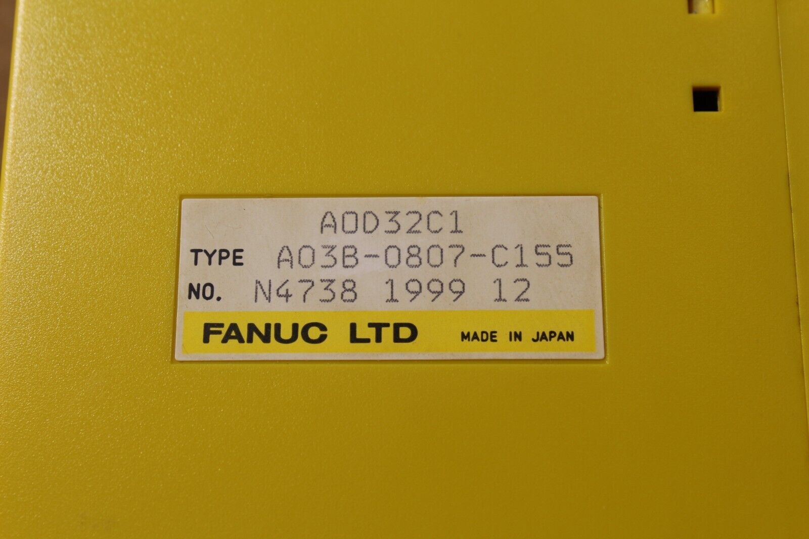 Fanuc A03B-0807-C155 Module