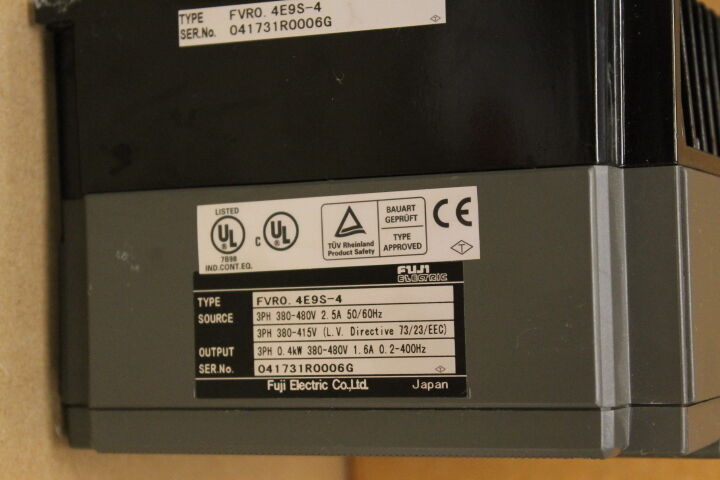 FUJI FVR0.4E9S-4 INVERTER DRIVE