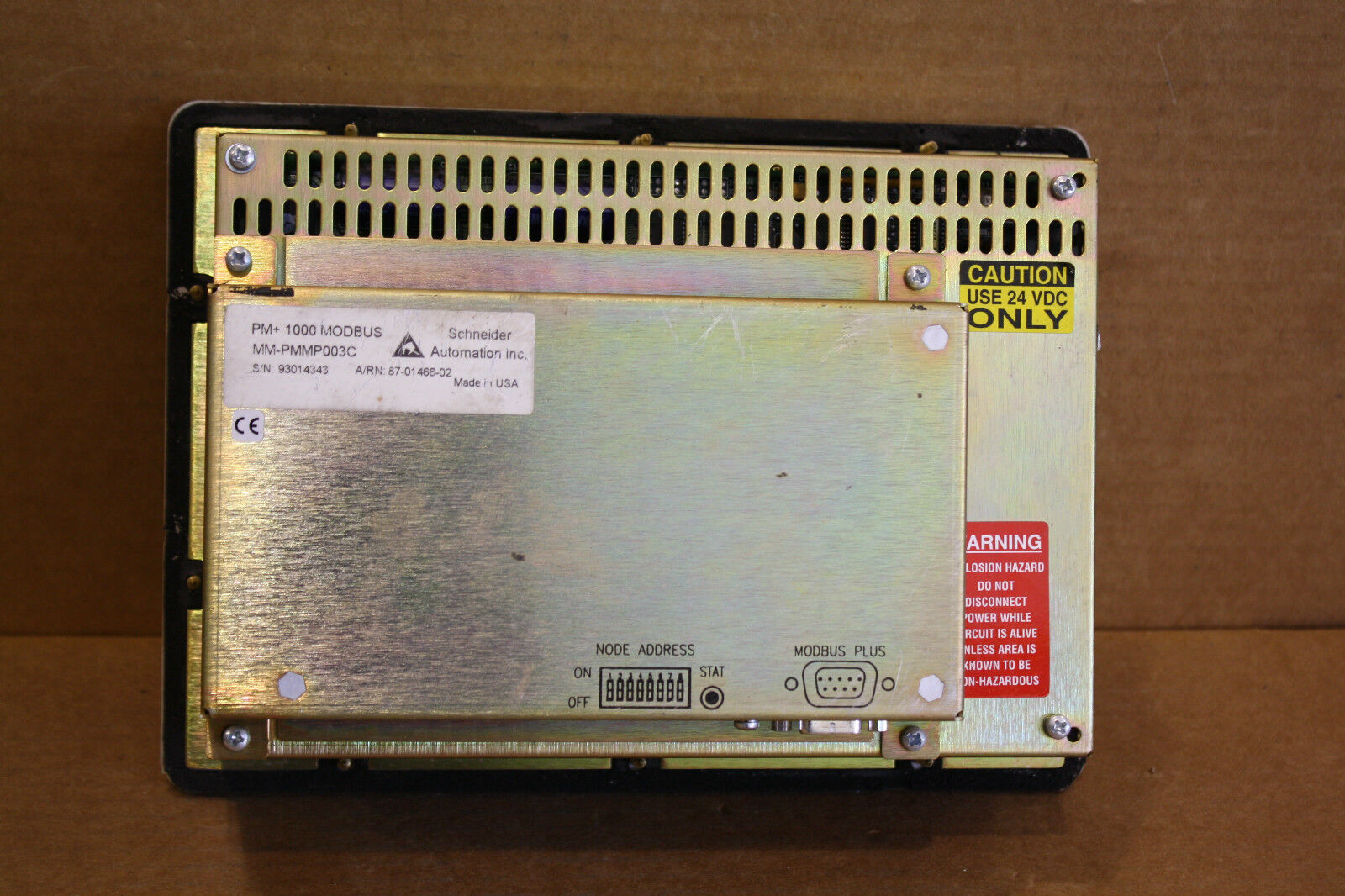TELEMECANIQUE MODICON MM-PM15-401 PANELMATE PLUS MONITOR WITH MM-PMMP003C