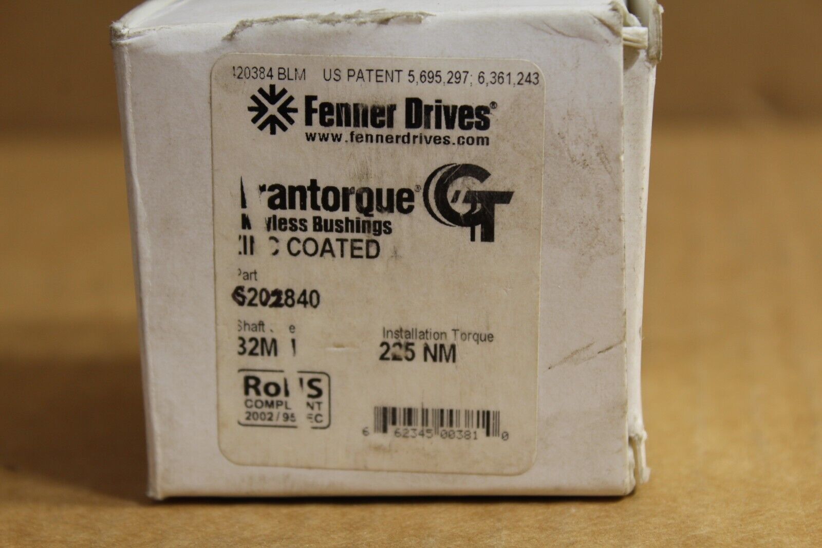 Fenner Drives 6202840 Keyless Bushing