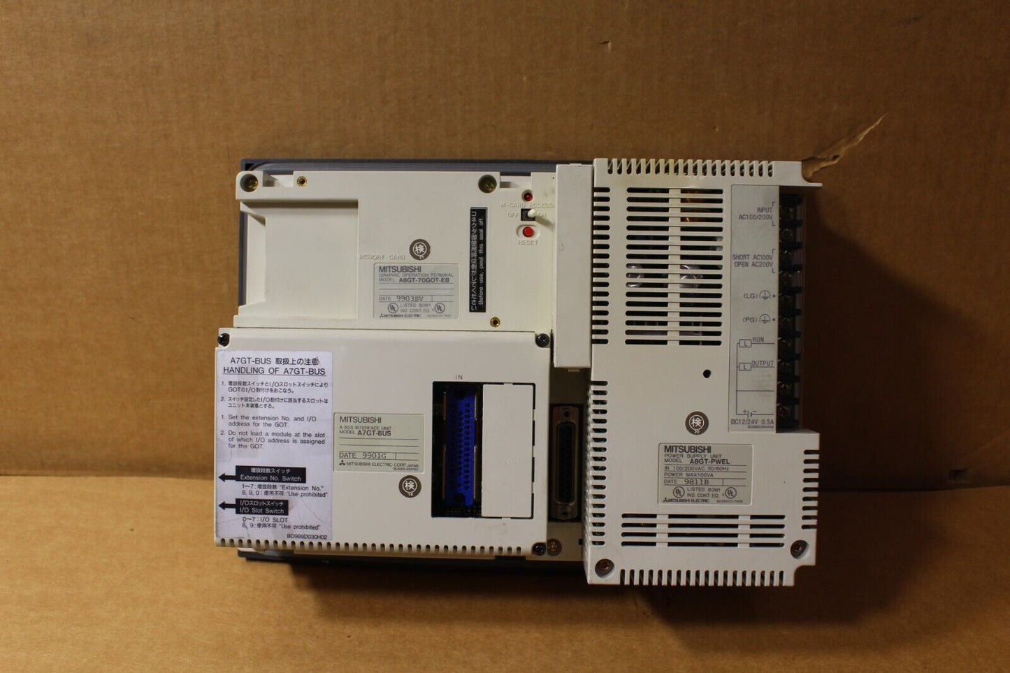 Mitsubishi A8GT-70GOT-EB Operator Touch Panel