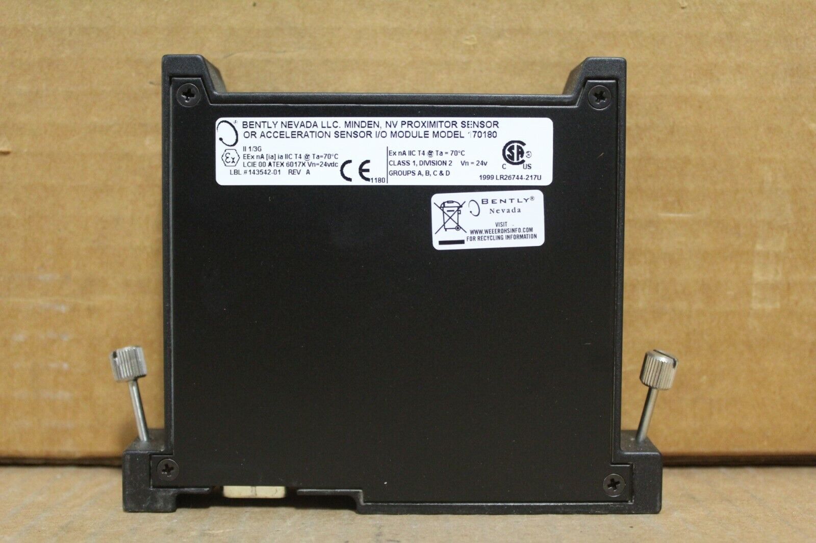 Bently Nevada 170180-01-05 Input Monitor
