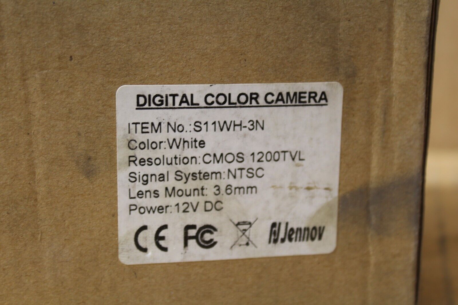FJ Jennov S11WH-3N Digital Color Camera