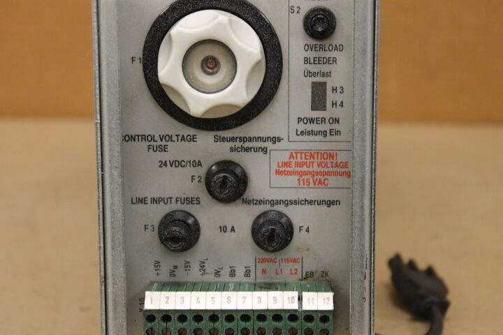 INDRAMAT KDV1.3-100-115 AC SERVO POWER SUPPLY