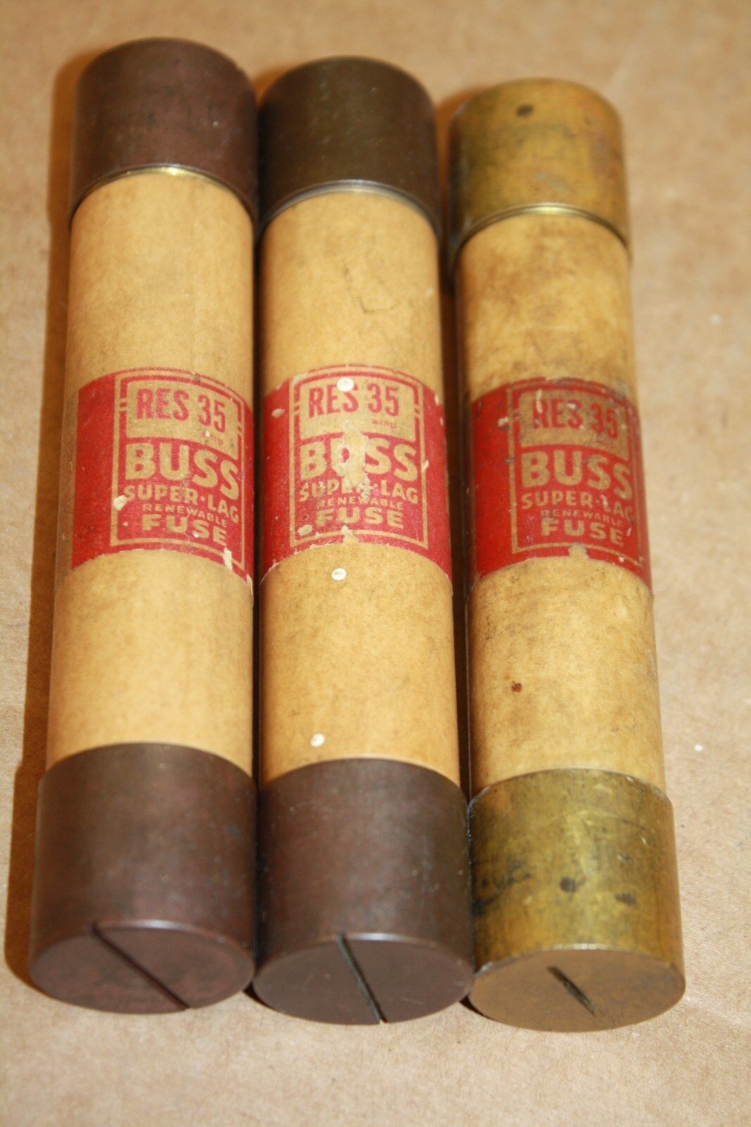 BUSS RES35 LOT OF 3 FUSES