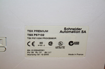 TELEMECANIQUE TSXP57102 PROCESSOR