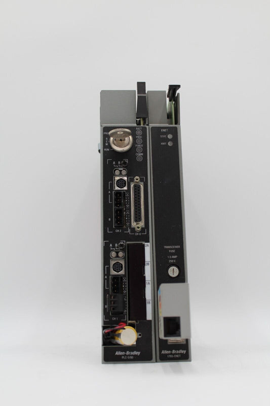 Allen Bradley 1785-L80B/E w 1785-ENET/B, AT-210TS Ethernet Module
