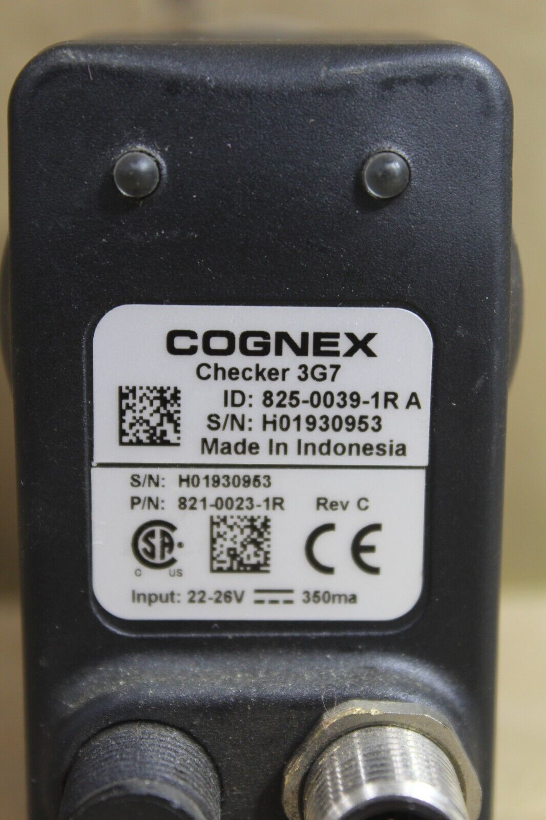Cognex 825-0039-IR Vision Sensor