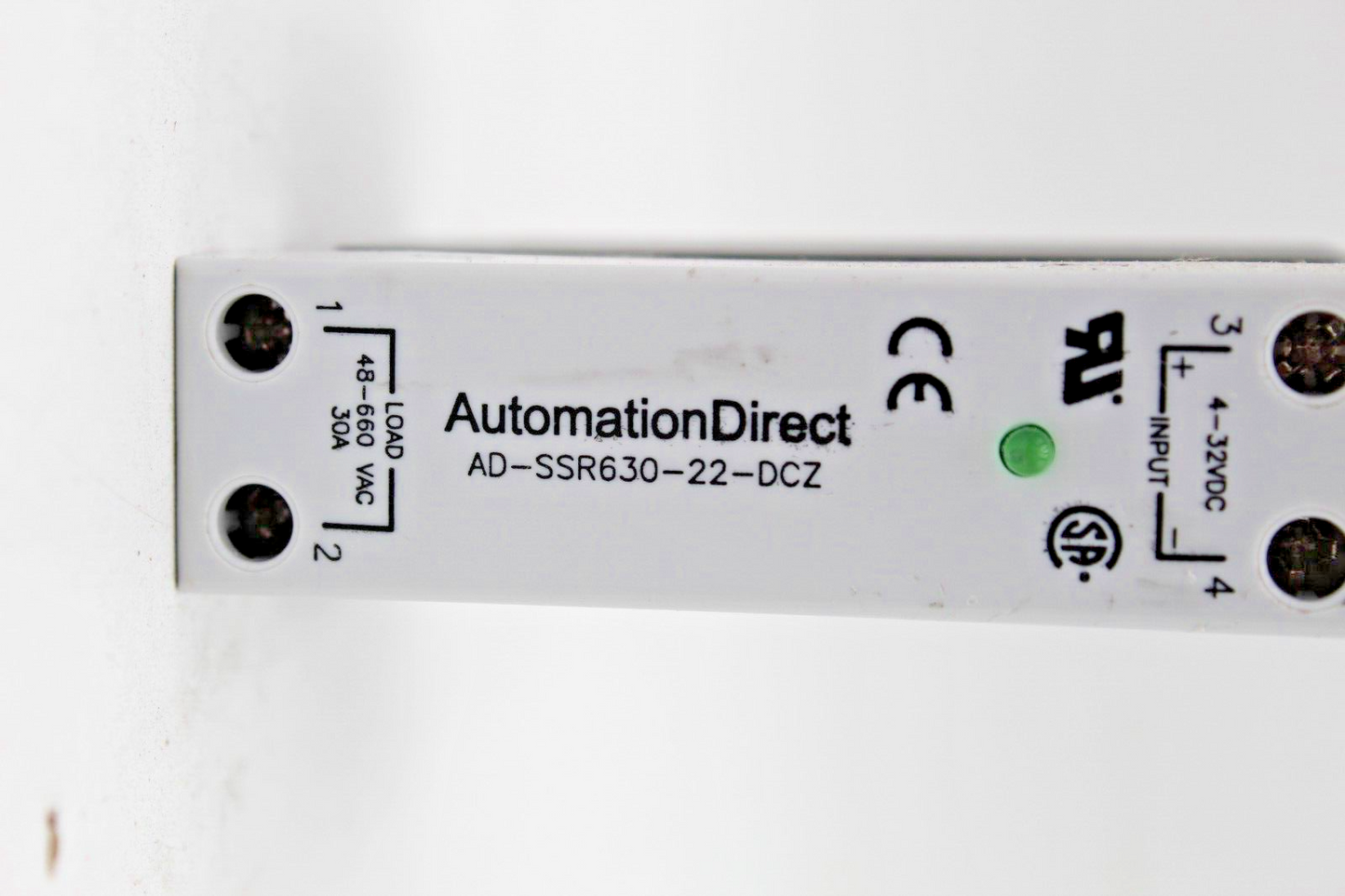 Automation Direct AD-SSR630-22-DCZ Din Rail Mount Solid State Relay