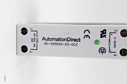 Automation Direct AD-SSR630-22-DCZ Din Rail Mount Solid State Relay