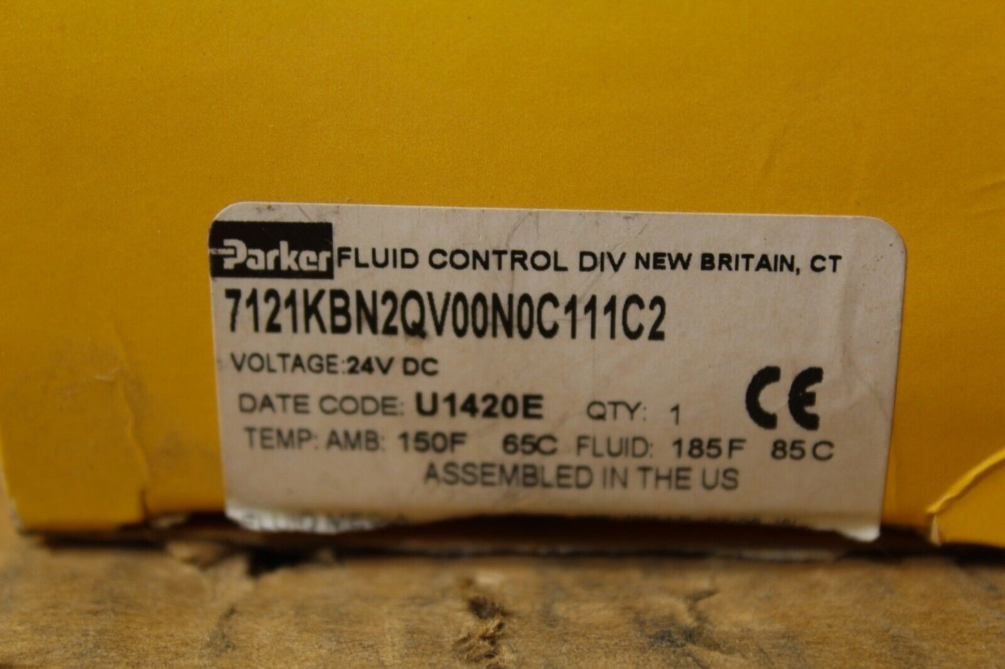 Parker 7121KBN2QV00N0C111C2 Solenoid Valve