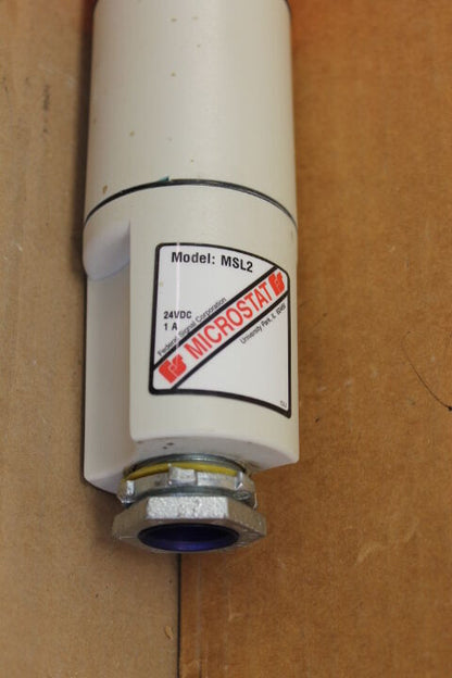 MICROSTAT MSL2 ORANGE AND RED STACK LIGHT