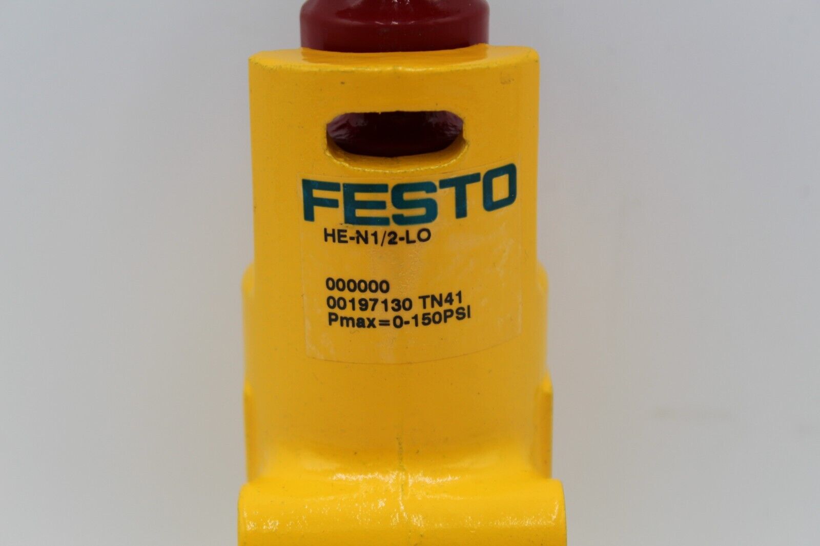 Festo HE-N1/2-LO Shut-Off Valve