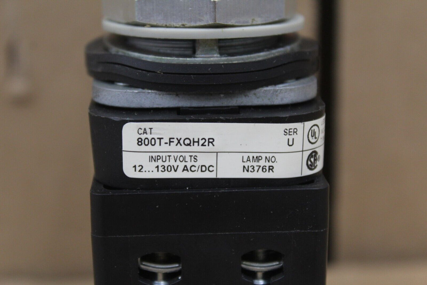 Allen Bradley 800T-FXQH2R Red Push Button