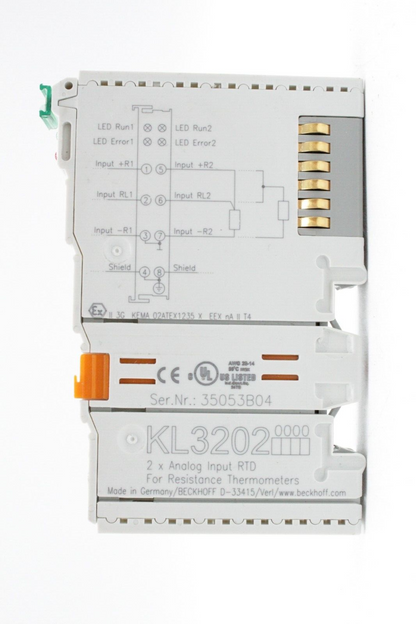 Beckhoff KL3202 Analog Input RTD Module