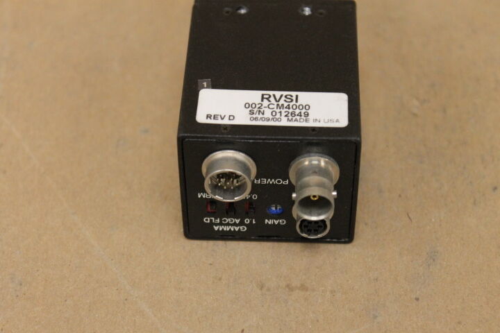 RVSI 002-CM4000 CAMERA WITH PENTAX 25MM 1:1.4 TV LENS