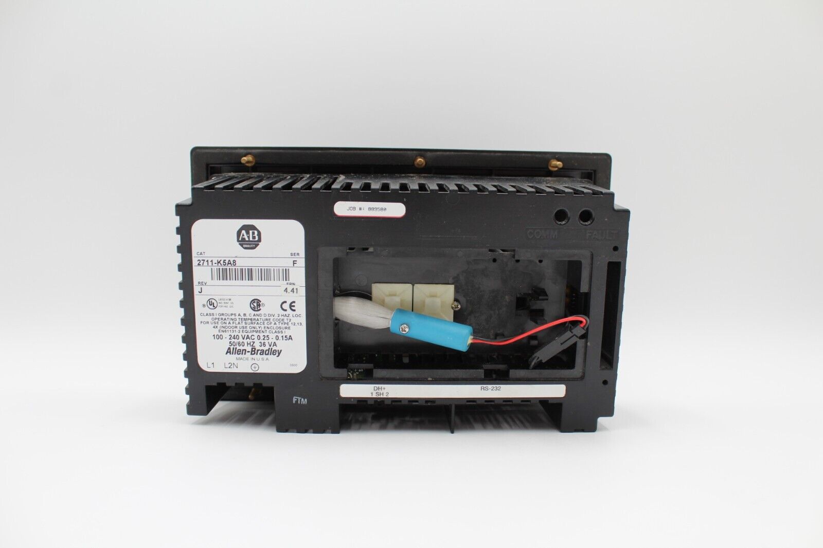 Allen-Bradley 2711-K5A8 / F PanelView 550 (No Back Light Cover)