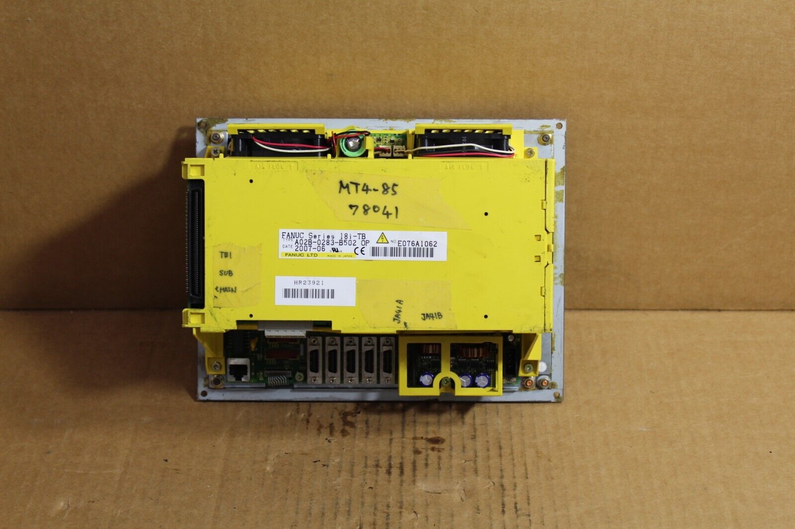 Fanuc 18i-TB A02B-0283-B502 LCD Screen Display