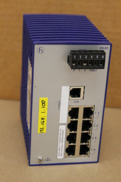 HIRSCHMANN RS20-0800T1T1SDABHH05.0.09 RAIL SWITCH