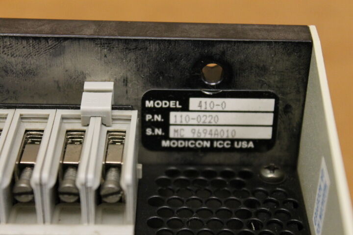 TELEMECANIQUE MODICON 410-0 BRUSHLESS SERVO POSITIONER 110-0220