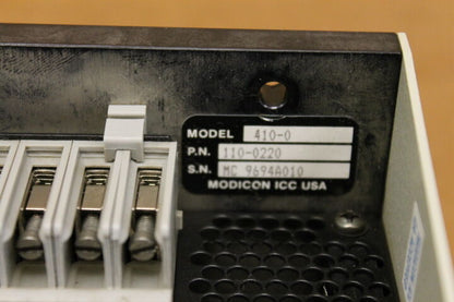 TELEMECANIQUE MODICON 410-0 BRUSHLESS SERVO POSITIONER 110-0220
