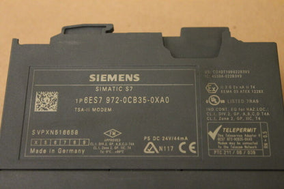 SIEMENS 6ES7 972-0CB35-0XA0 COMMUNICATION MODULE 6ES79720CB350XA0