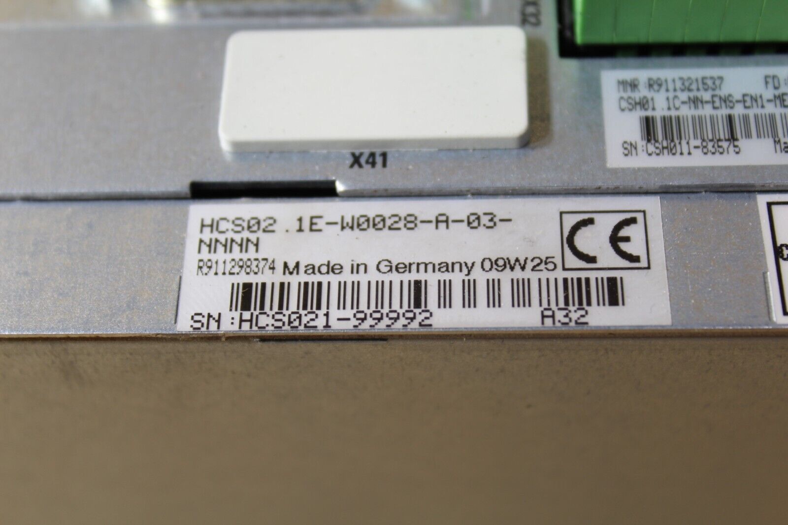 Rexroth HCS02.1E-W0028-A-03-NNNN w/ CSH01.1C-NN-ENS-EN1-MEM-NN-S-NN-FW Eco Drive