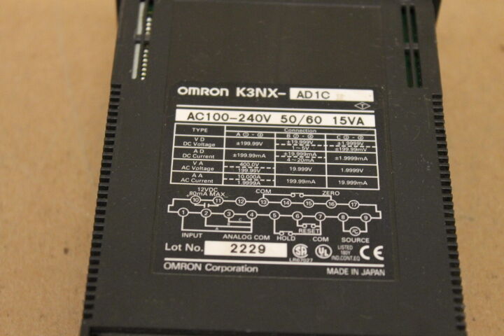OMRON K3NX-AD1C SIGNAL PROCESSOR