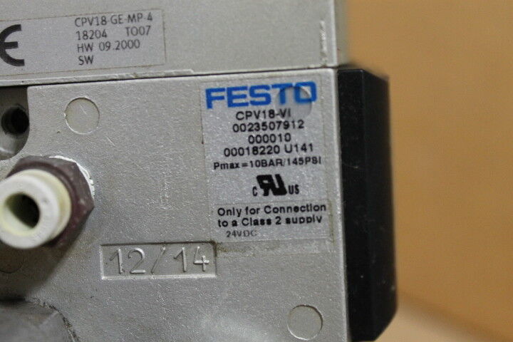 FESTO ELECTRIC CPV18-VI DISTRIBUTION ASSEMBLY