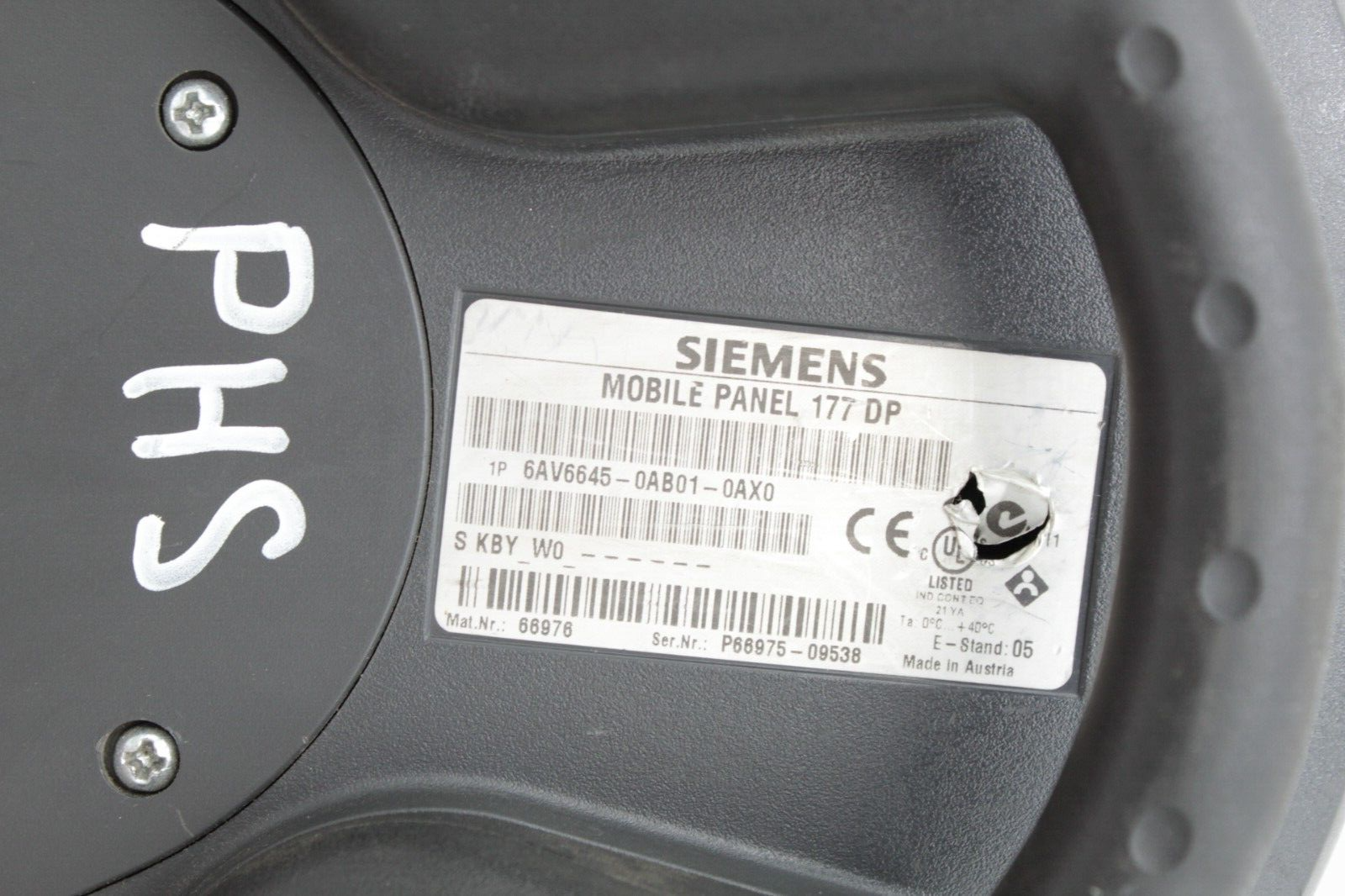 Siemens 6AV6645-0AB01-0AX0 Simatic Mobile Panel 177DP